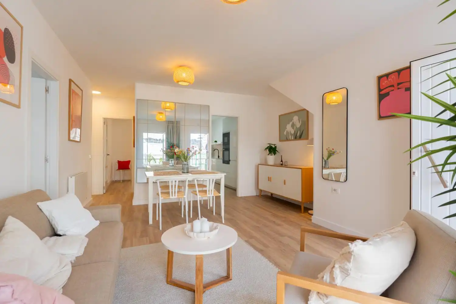 Sala d'estar de Apartament en venda en La Orotava amb Calefacció, Jardí privat i Terrassa