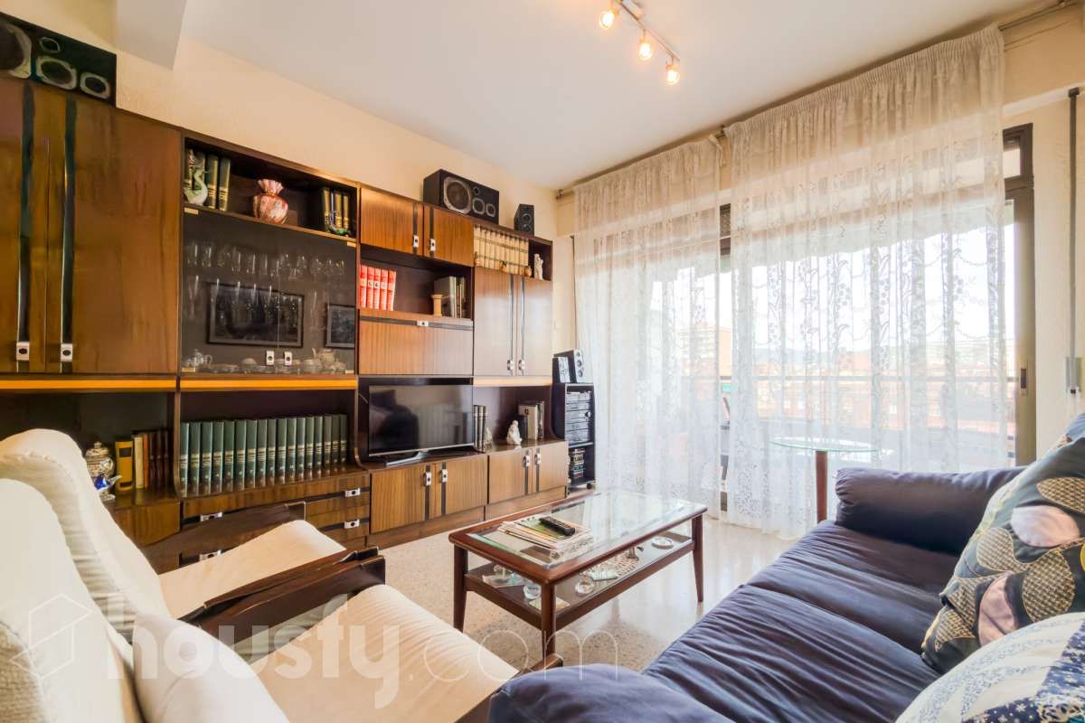 Sala de estar de Piso en venta en  Barcelona Capital con Aire acondicionado, Calefacción y Amueblado