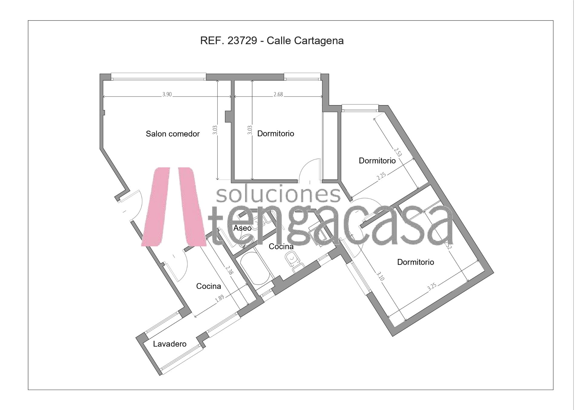 Flat for sale in  Madrid Capital  with Heating