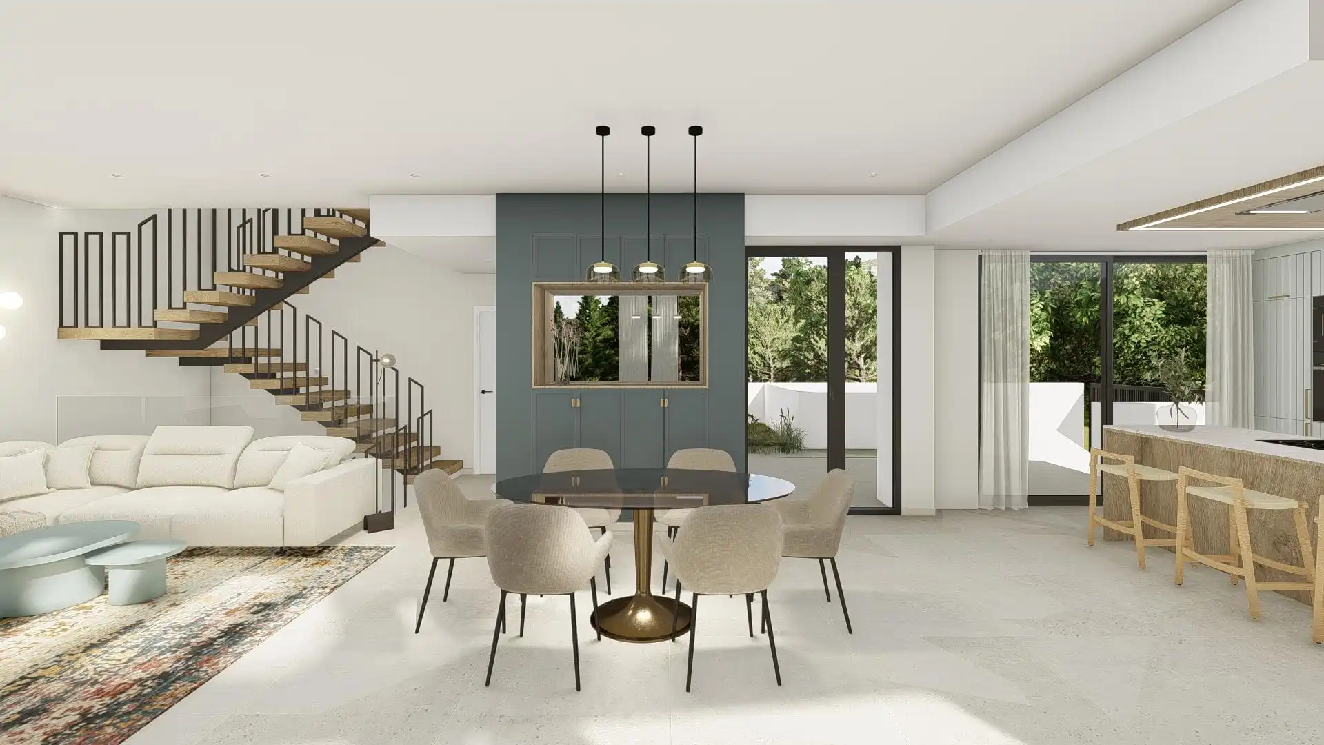 Dining room of Houses for sale in Polop