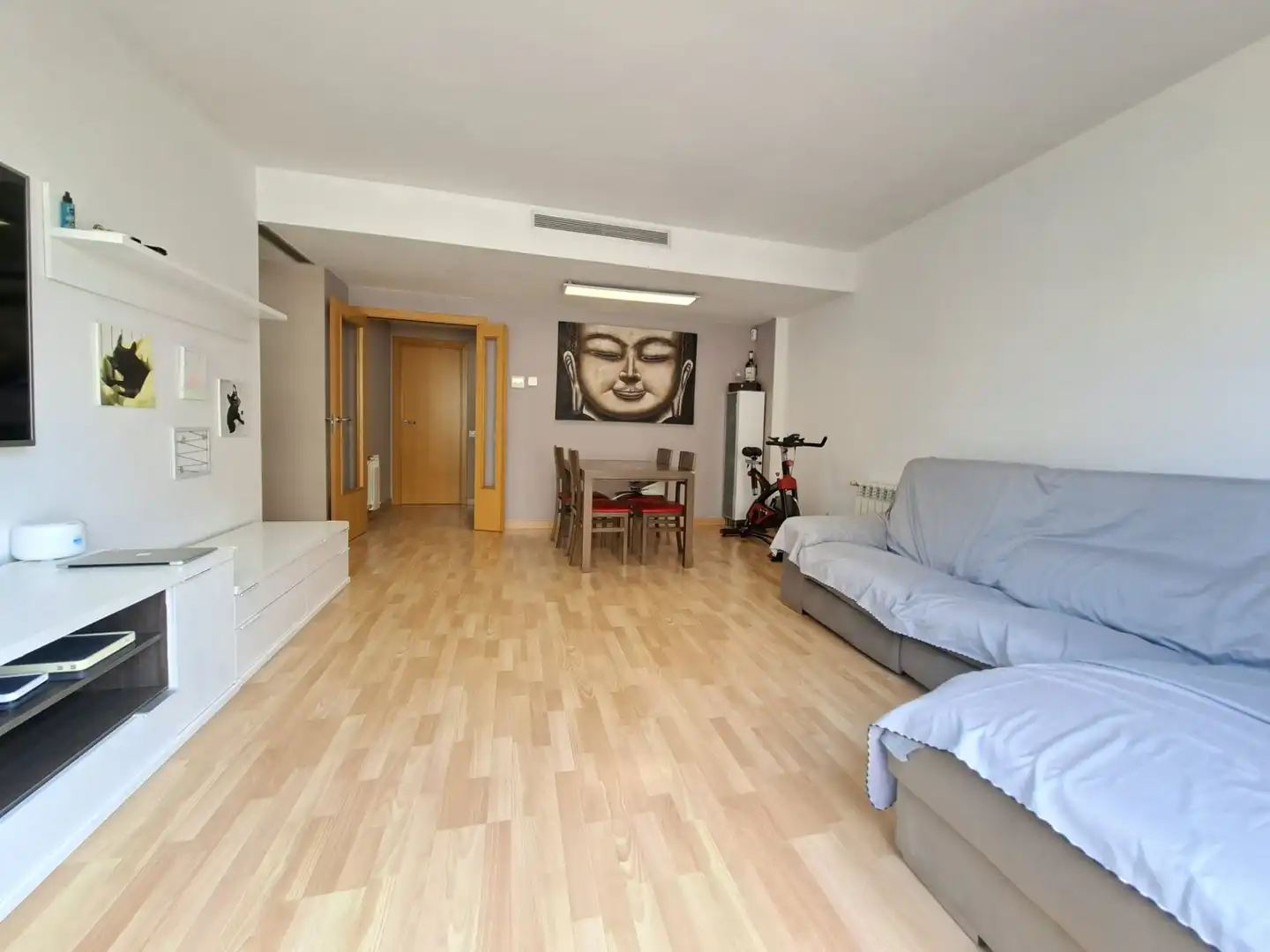 Sala de estar de Ático en venta en Badalona con Aire acondicionado, Calefacción y Trastero