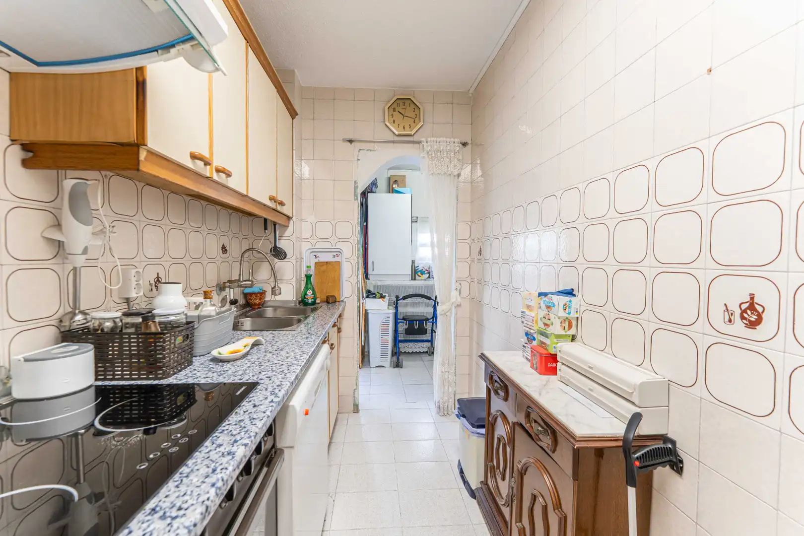Cocina de Piso en venta en Humanes de Madrid con Terraza, Amueblado y Horno