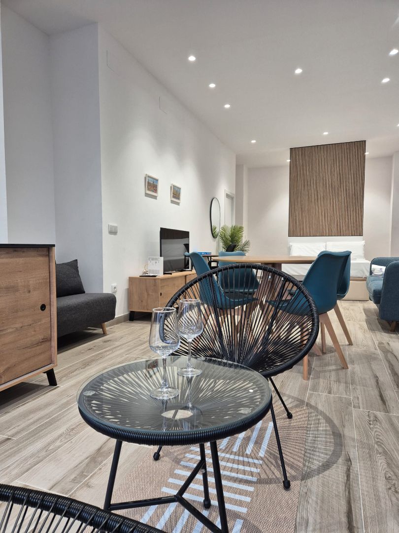 Living room of Apartment for sale in  Valencia Capital  with Air Conditioner, Heating and Furnished