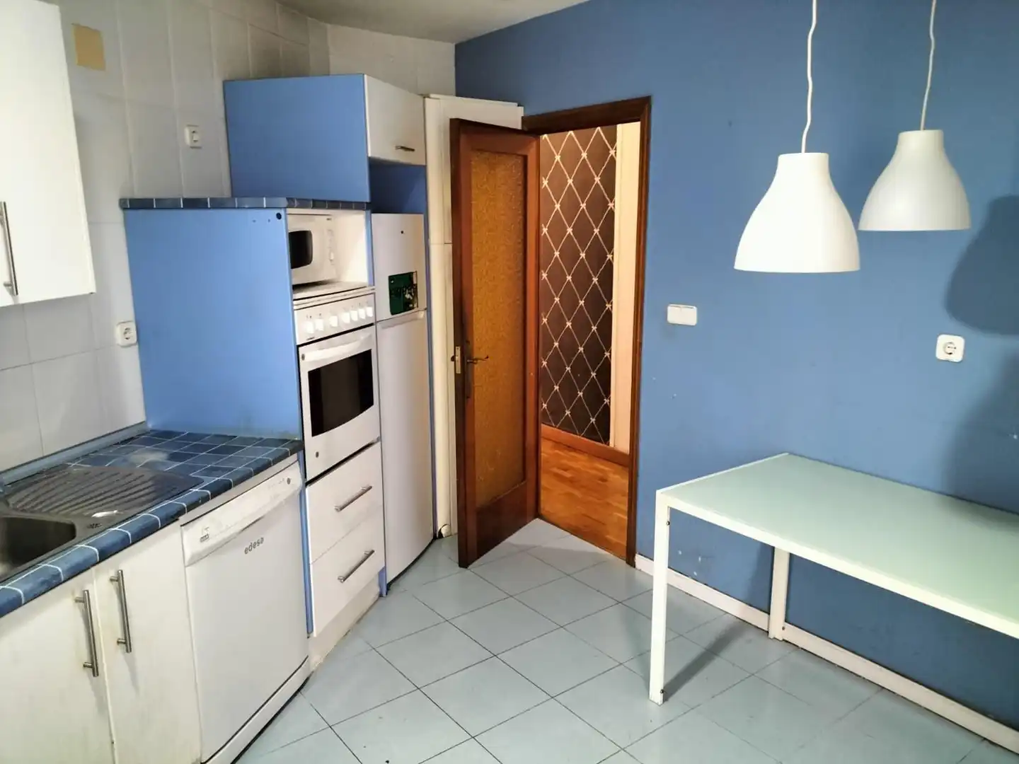 Kitchen of Flat for sale in Palencia  with Heating, Private garden and Parquet flooring