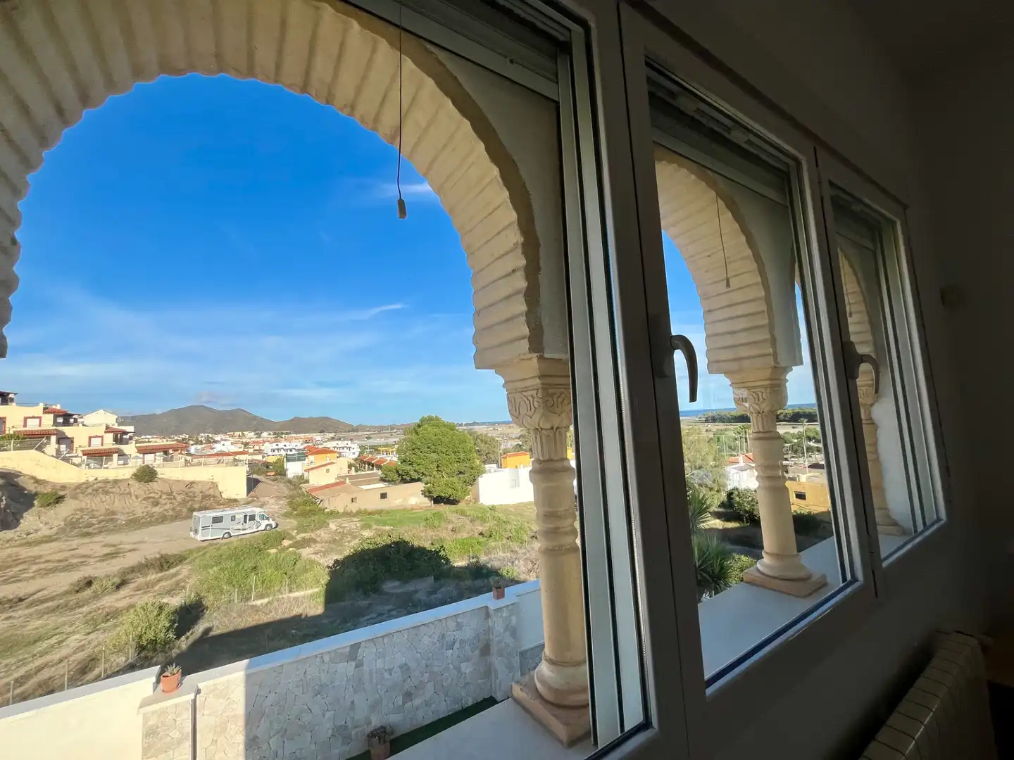 Vista exterior de Casa adosada en venta en Cuevas del Almanzora con Aire acondicionado, Terraza y Amueblado