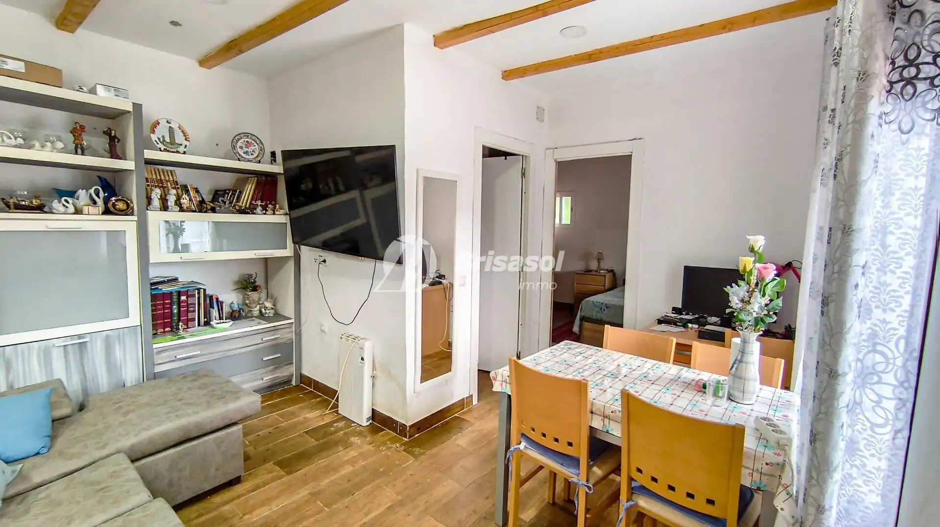 Sala d'estar de Casa o xalet en venda en Almoster amb Aire condicionat, Jardí privat i Terrassa