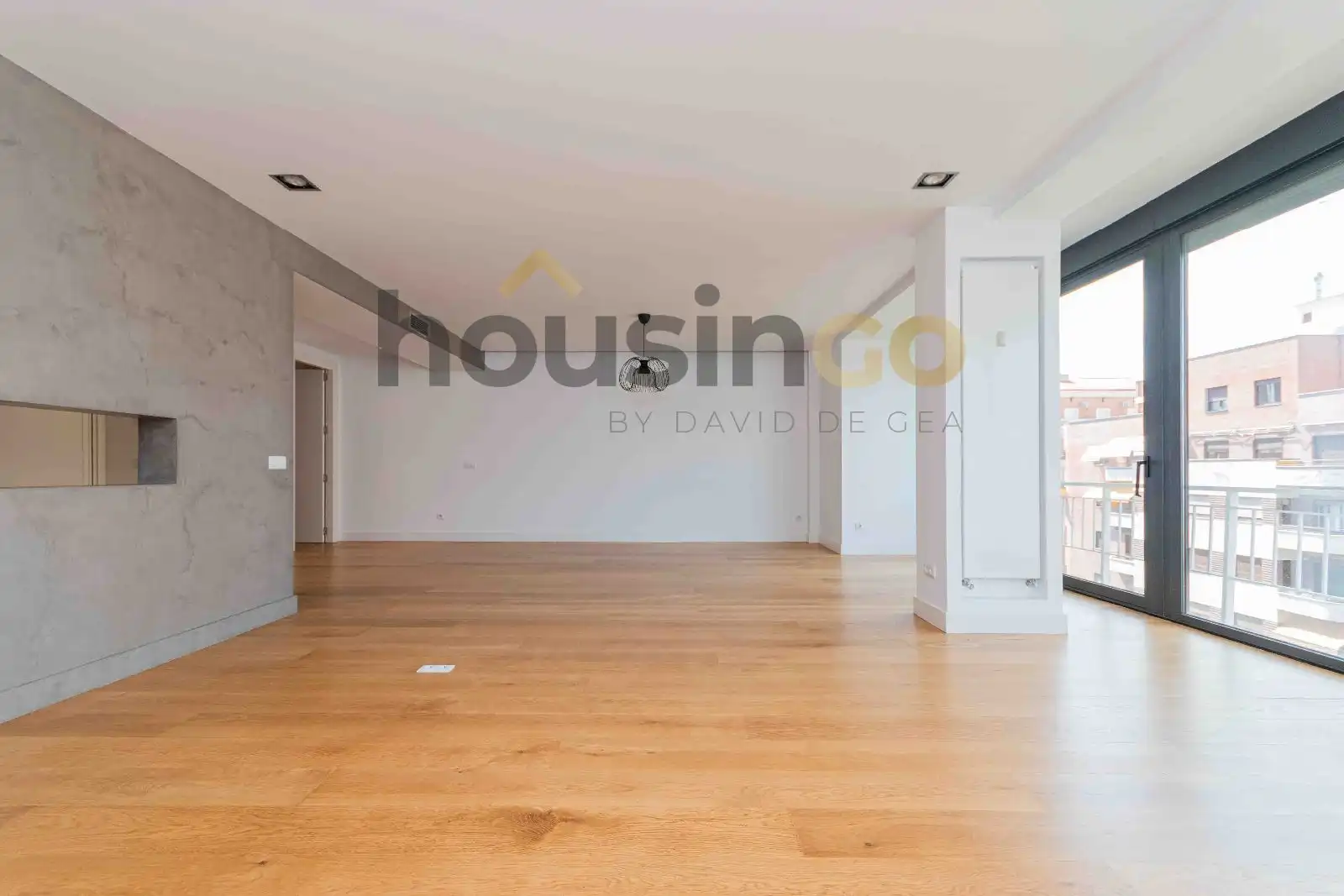 Living room of Flat for rent in Madrid  with Air Conditioner, Heating and Terrace