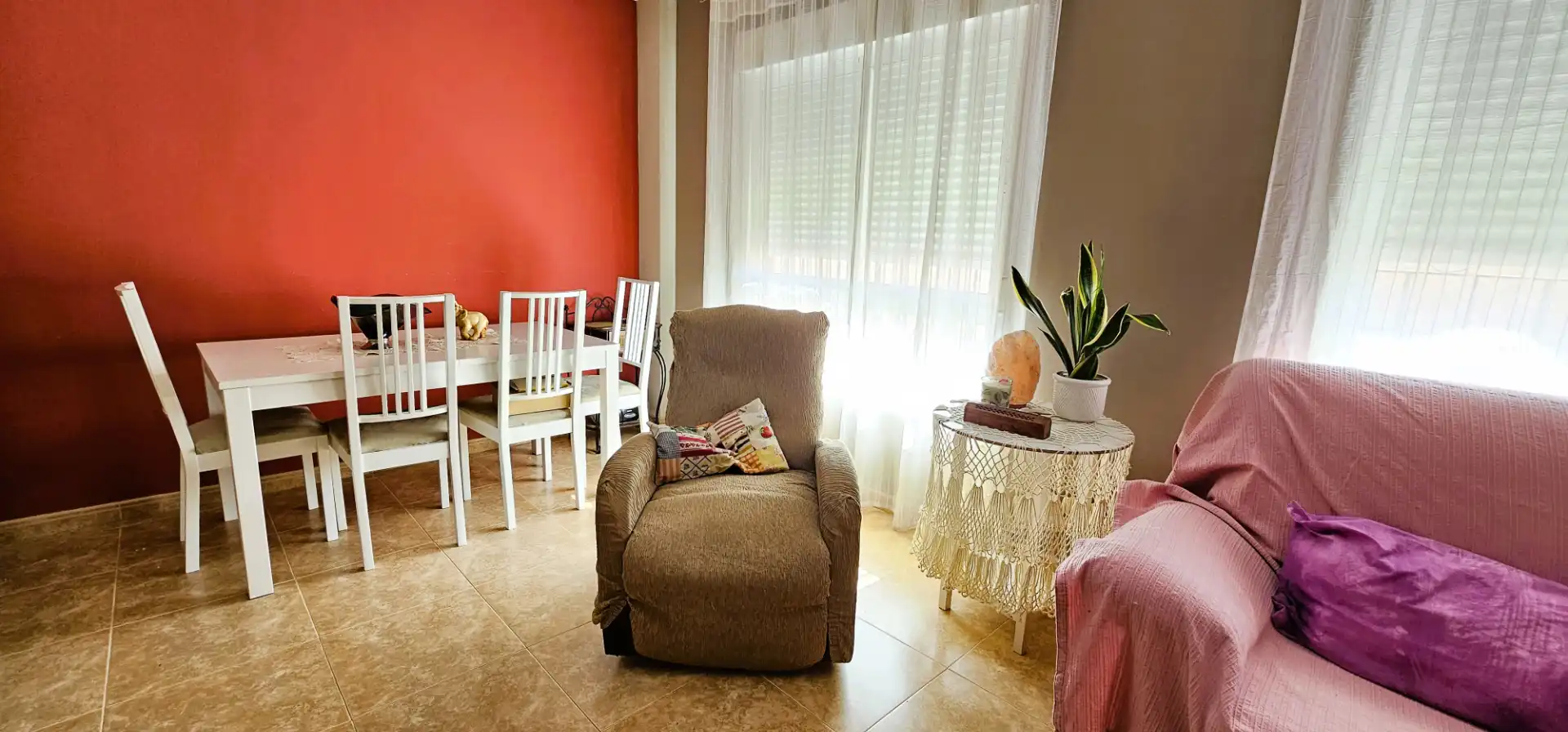 Sala de estar de Piso en venta en Totana con Aire acondicionado, Terraza y Amueblado