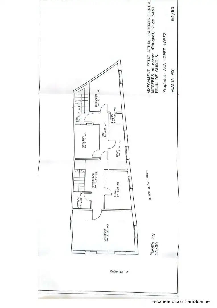 Casa adosada en venta en Eixample