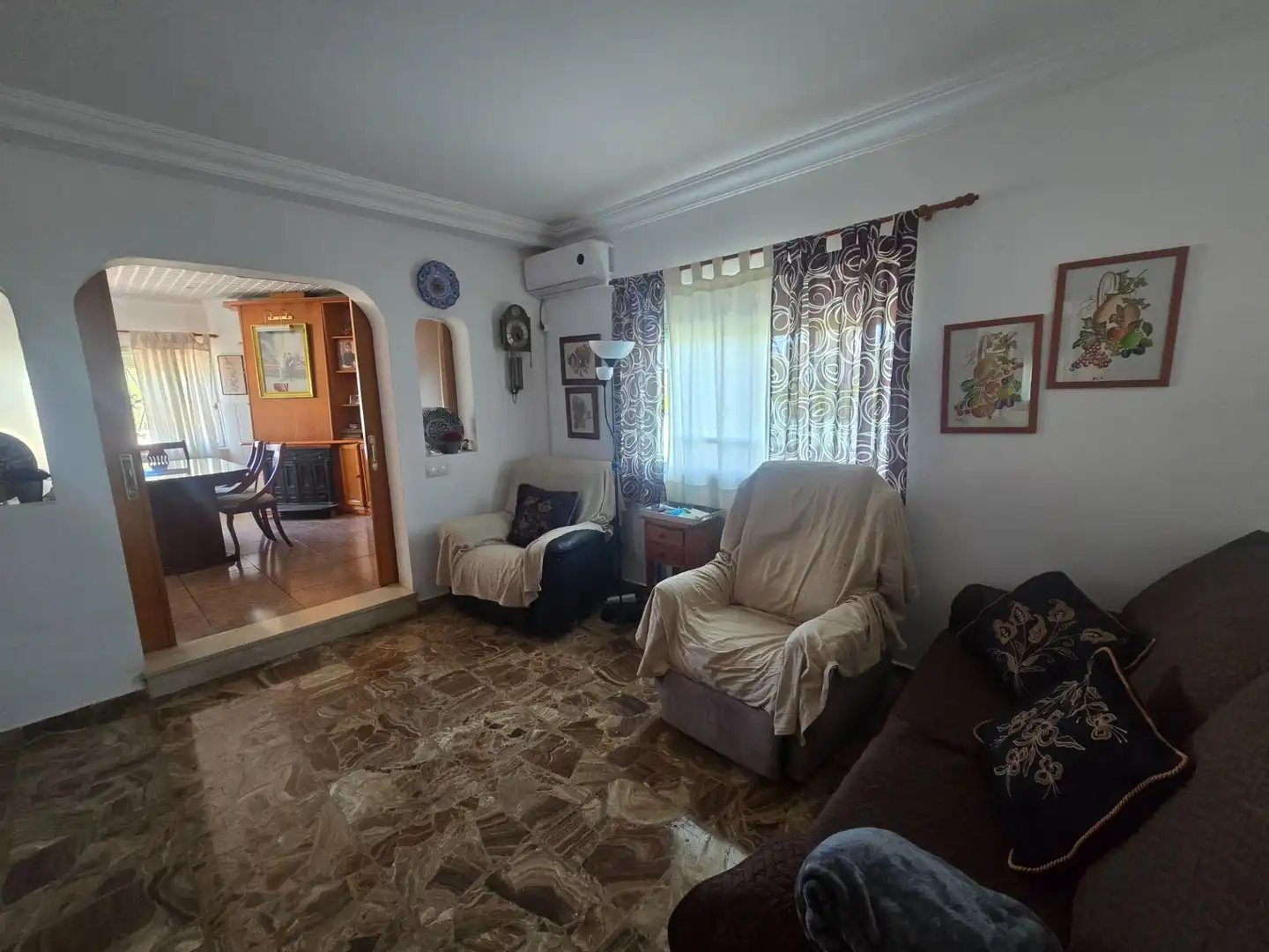 Living room of Houses for sale in Llucmajor  with Air Conditioner, Private garden and Storage room