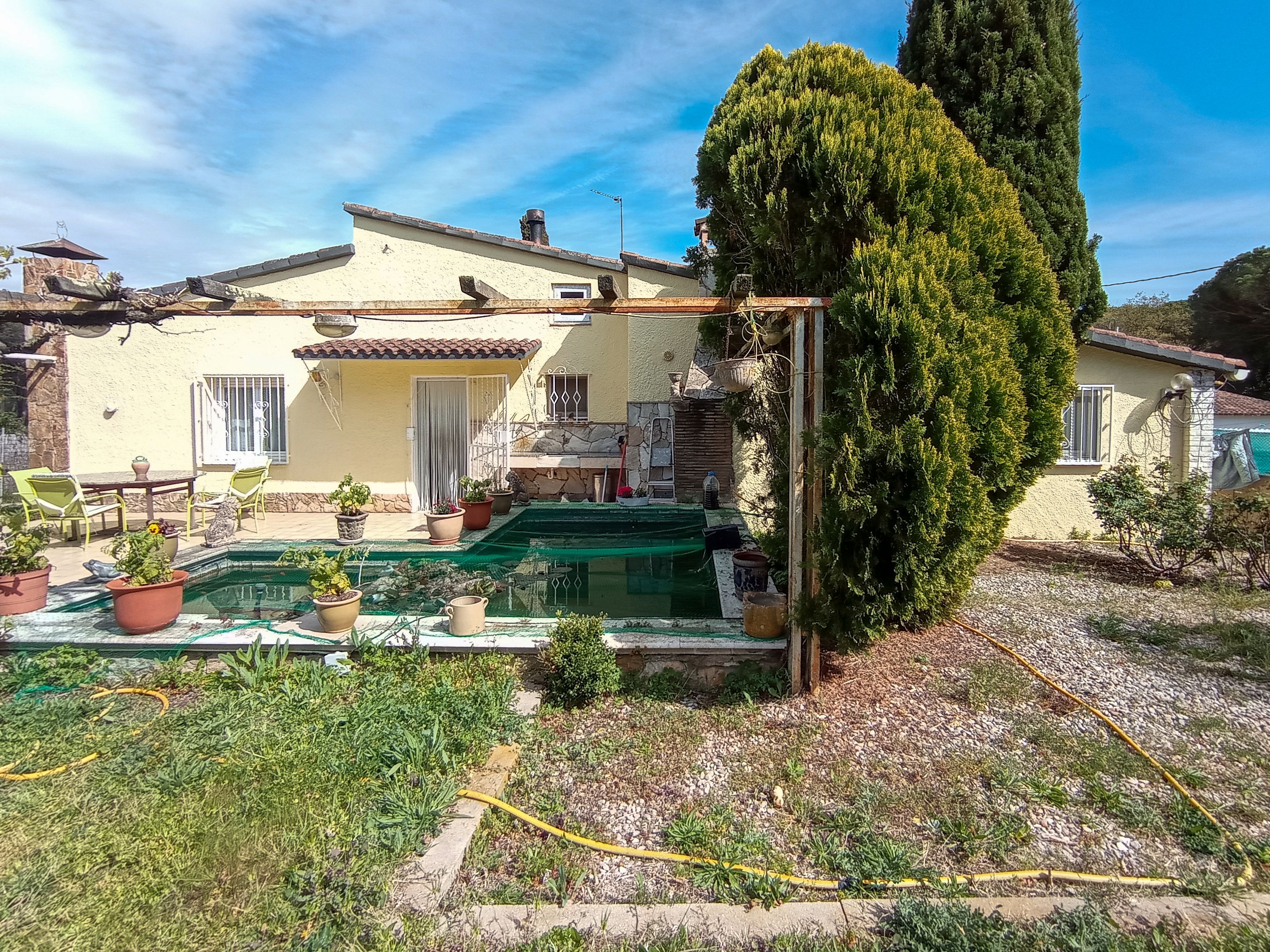 Piscina de Casa o xalet en venda en Llagostera amb Jardí privat, Terrassa i Piscina