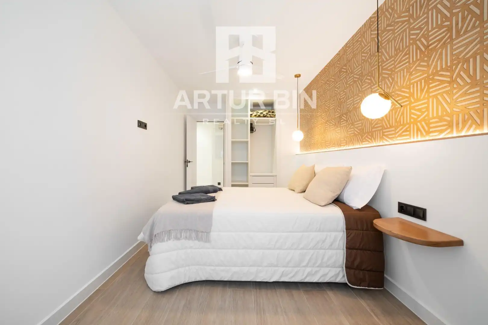 Schlafzimmer von Wohnung zur Miete in Cullera mit Heizung, Terrasse und Balkon
