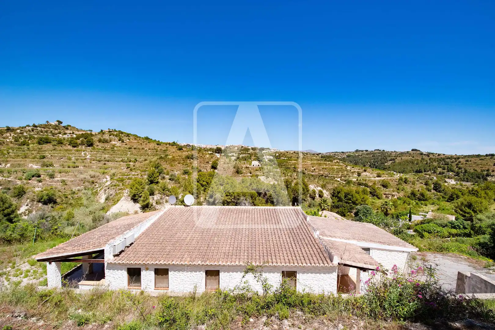 Vista exterior de Finca rústica en venta en Benissa con Aire acondicionado, Calefacción y Jardín privado