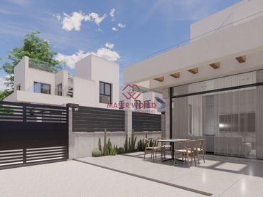 Chalet con piscina en venta en Los Montesinos