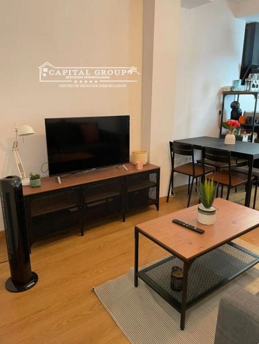 Sala d'estar de Apartament en venda en Punta Umbría amb Aire condicionat, Parquet i Terrassa