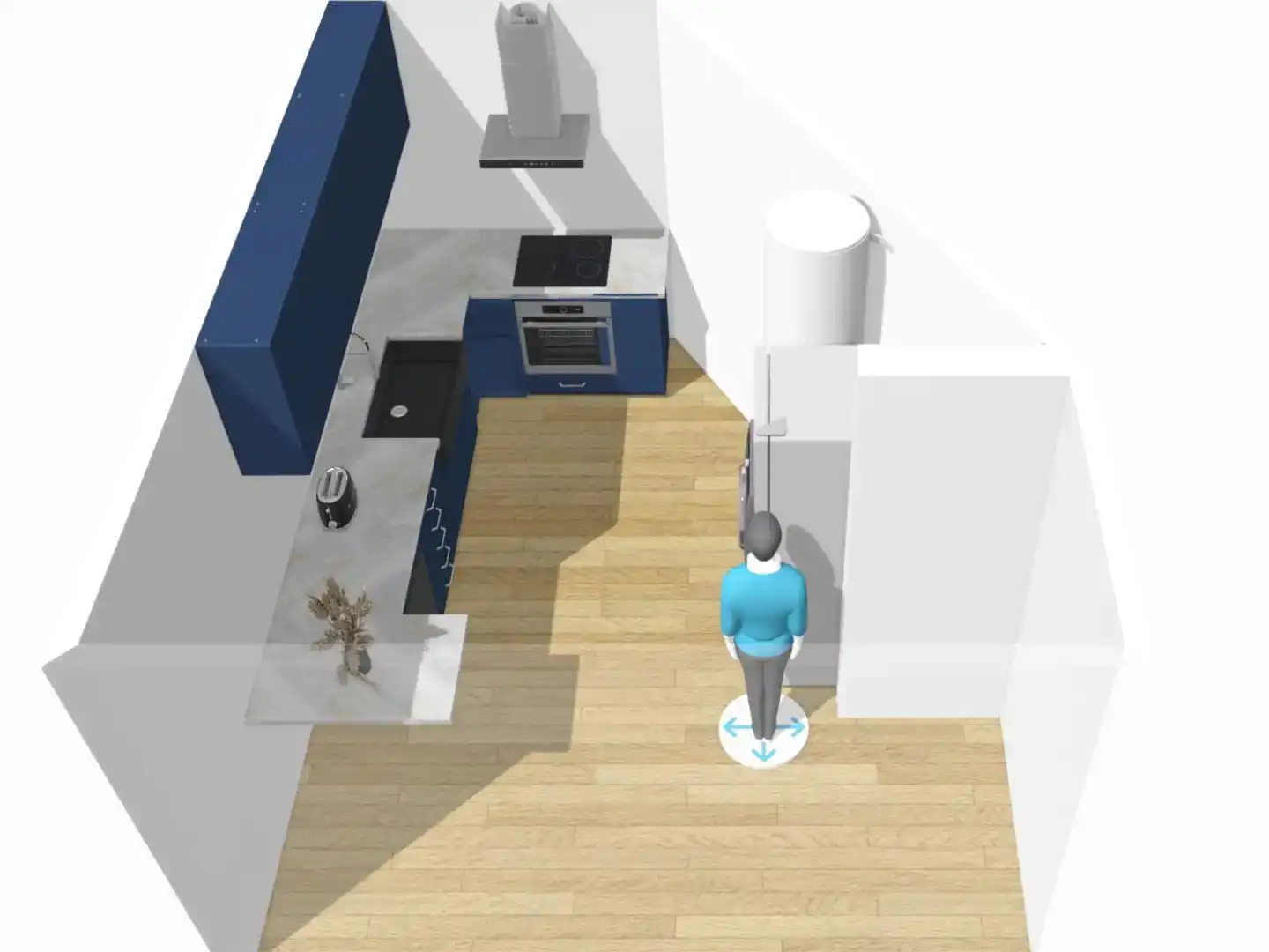Cocina de Piso en venta en Esplugues de Llobregat con Aire acondicionado y Piscina