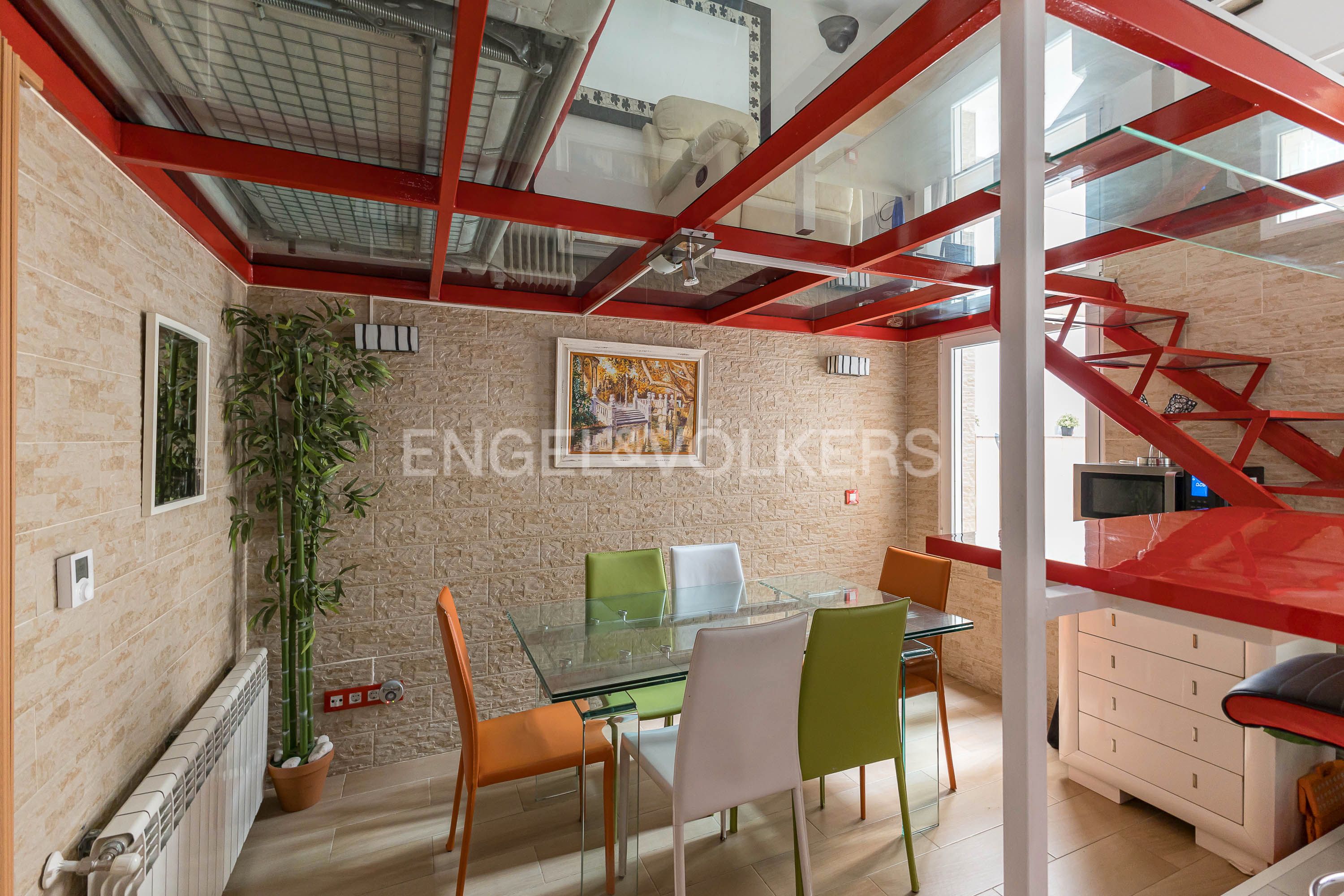 Menjador de Apartament en venda en  Madrid Capital amb Aire condicionat, Calefacció i Parquet