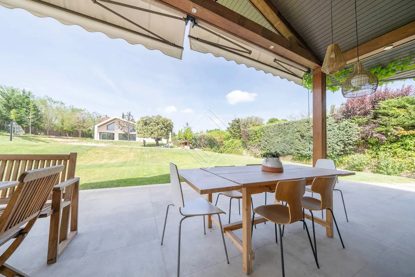 Terraza de Casa o chalet en venta en Pozuelo de Alarcón con Aire acondicionado, Jardín privado y Terraza