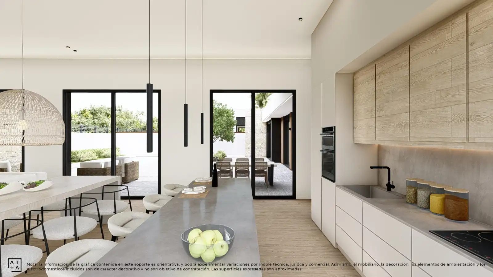 Cocina de Casa o chalet en venta en L'Eliana con Aire acondicionado, Calefacción y Jardín privado