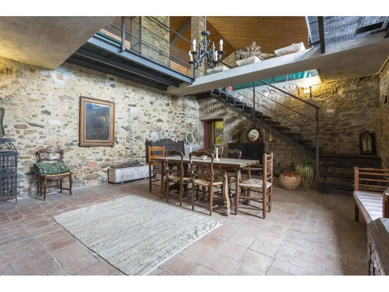 Menjador de Finca rústica en venda en Sant Feliu de Buixalleu