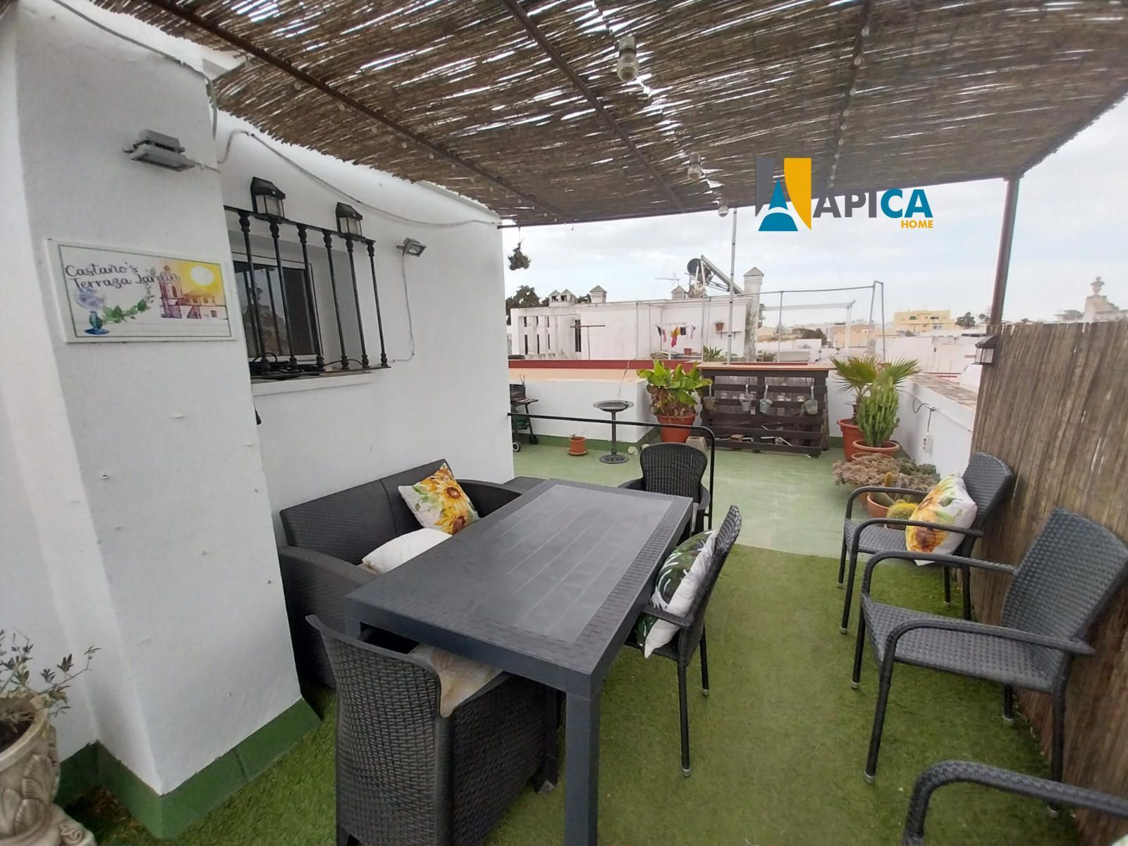 Terrace of Single-family semi-detached for sale in Puerto Real  with Heating, Terrace and Furnished