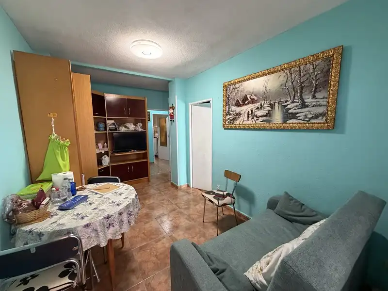 Sala de estar de Piso en venta en  Madrid Capital con Calefacción y Terraza