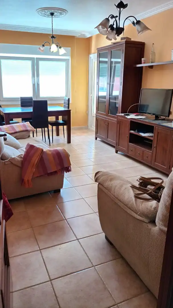 Living room of Flat for sale in Noia  with Storage room, Furnished and Balcony