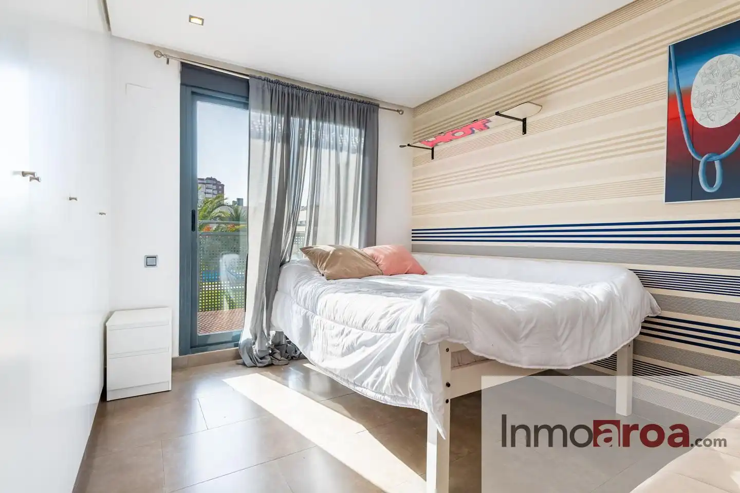 Bedroom of Houses for sale in La Pobla de Farnals  with Terrace, Furnished and Community pool