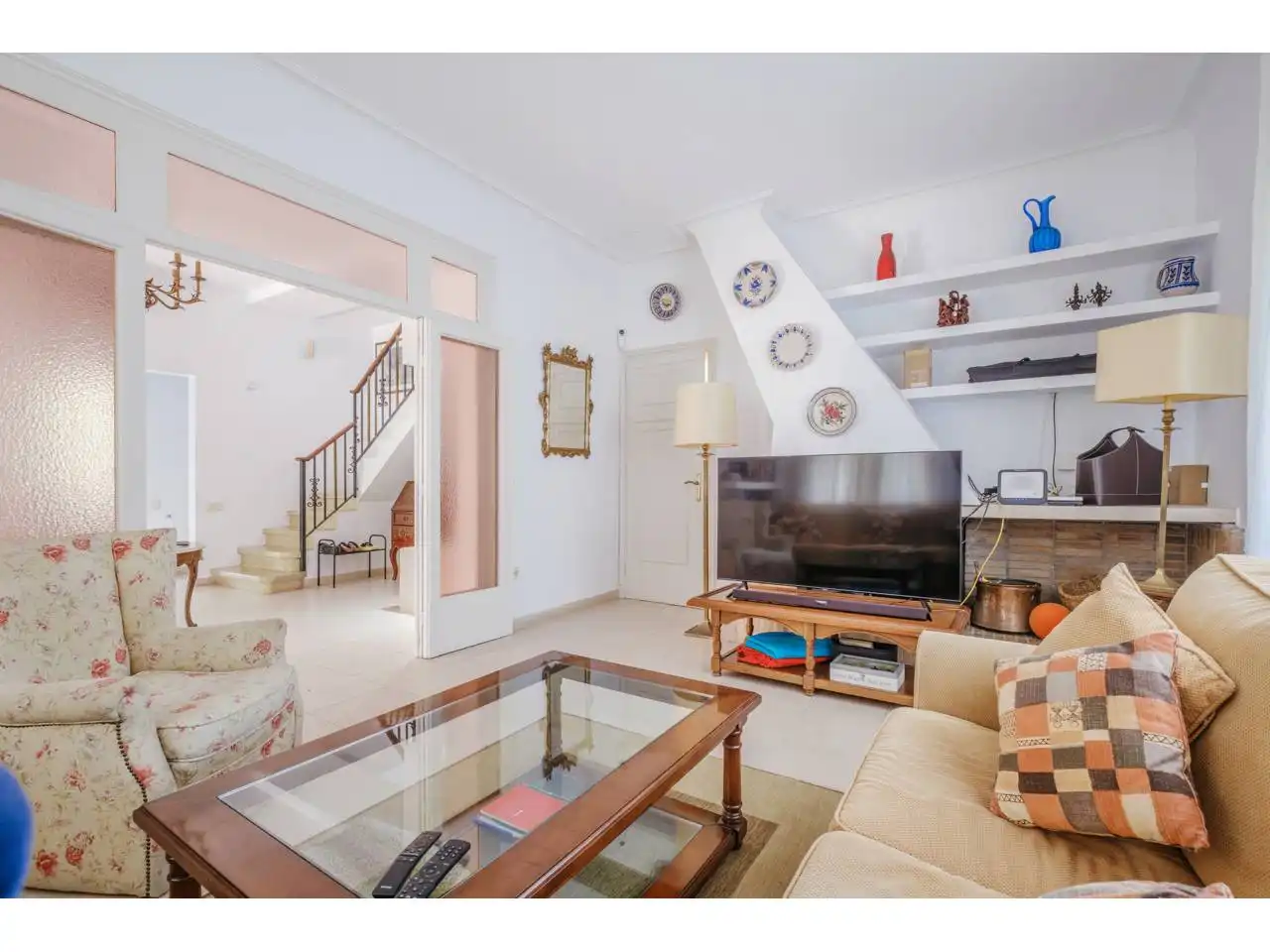 Living room of Houses for sale in Matadepera  with Heating, Private garden and Terrace