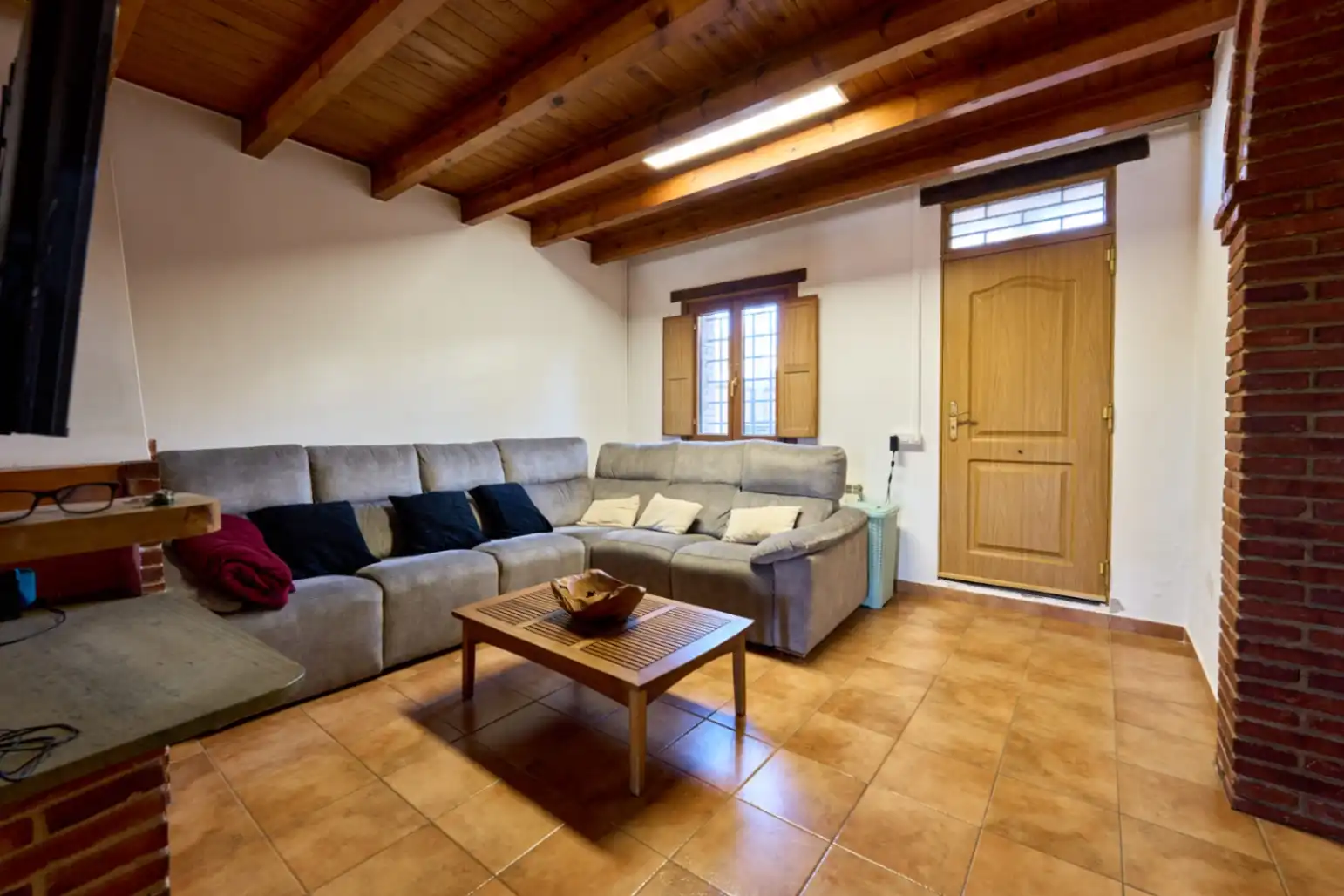 Sala de estar de Finca rústica en venta en L'Ametlla del Vallès con Calefacción, Terraza y Trastero