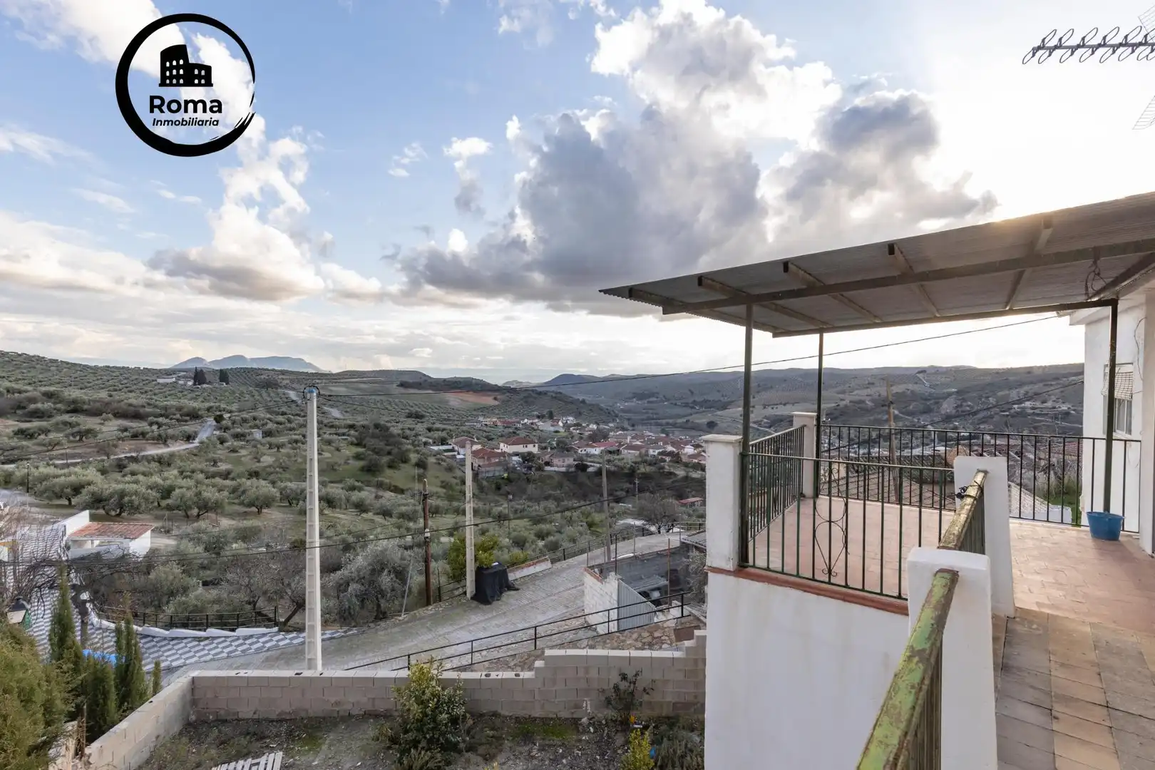 Exterior view of Ground floor for sale in Moclín  with Terrace, Furnished and Balcony