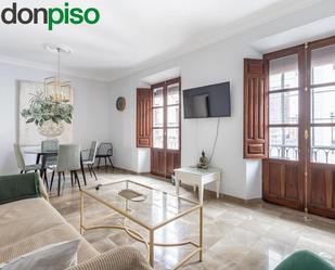 Living room of Duplex for sale in  Granada Capital  with Heating, Parquet flooring and Balcony