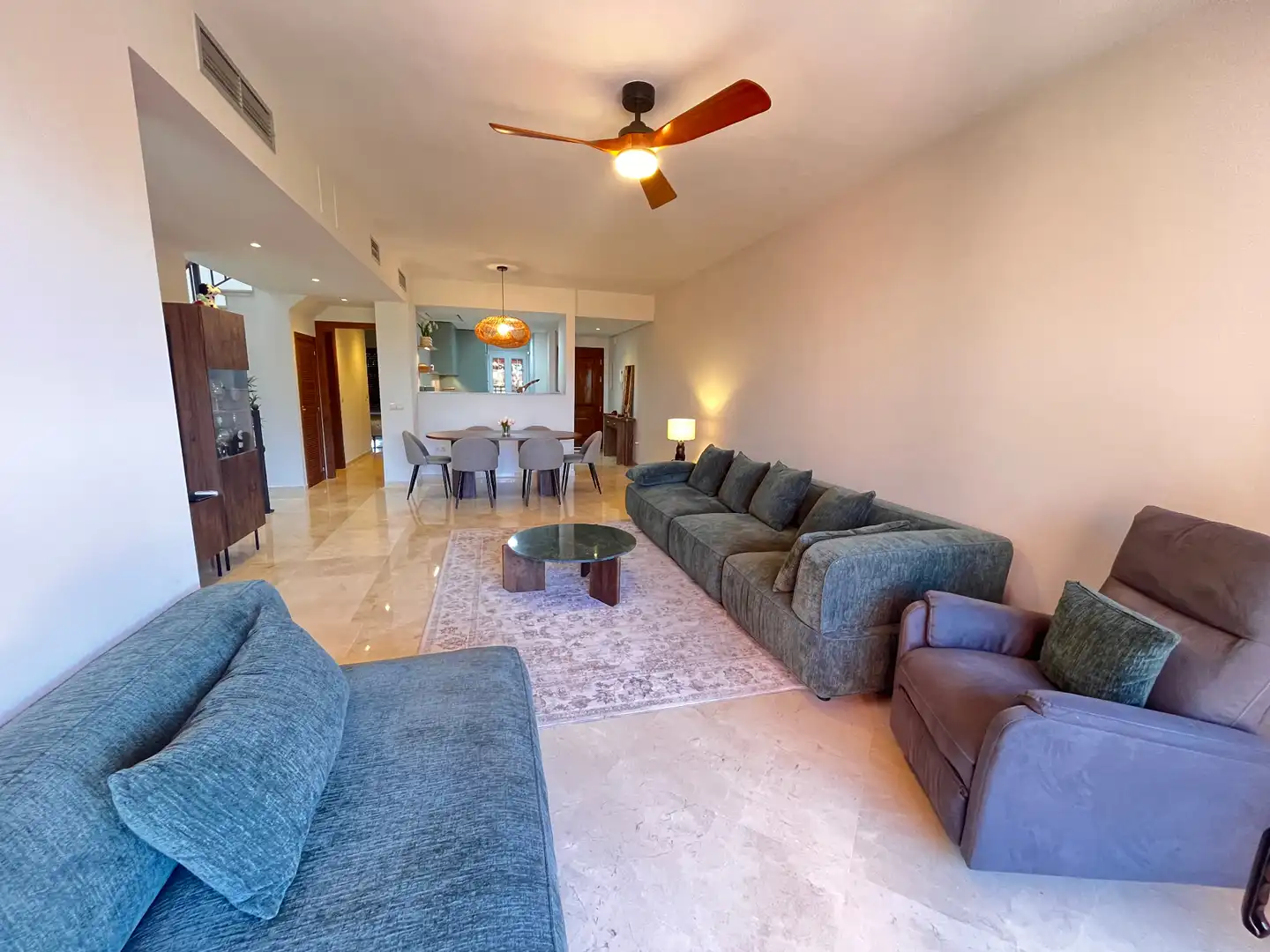 Living room of Attic for rent in Marbella  with Air Conditioner, Heating and Terrace
