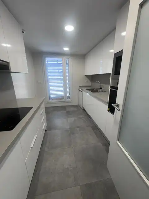 Kitchen of Attic for rent in Valencia  with Air Conditioner, Terrace and Oven