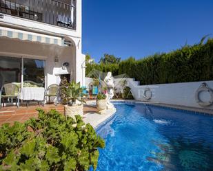 Garden of House or chalet for sale in Nerja  with Air Conditioner, Terrace and Swimming Pool