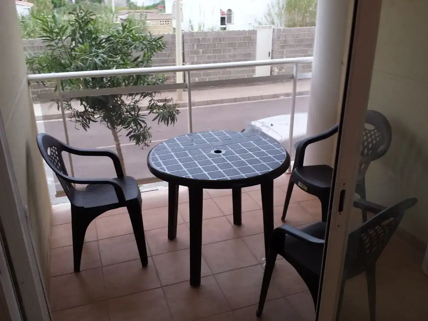 Terrassa de Pis de lloguer en Moncofa amb Aire condicionat, Piscina i Balcó