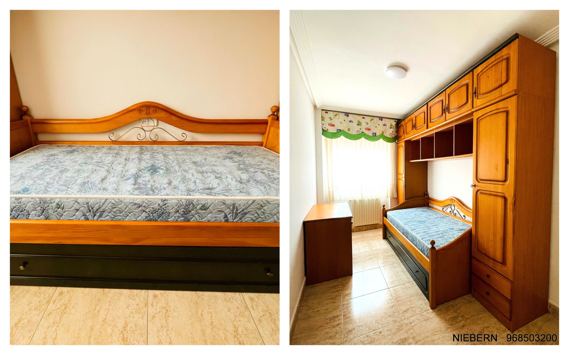 Bedroom of Flat to rent in Cartagena  with Air Conditioner, Heating and Furnished