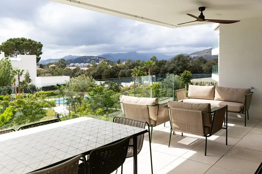 Terrasse von Wohnungen zum Verkauf in Pollença mit Klimaanlage, Heizung und Terrasse