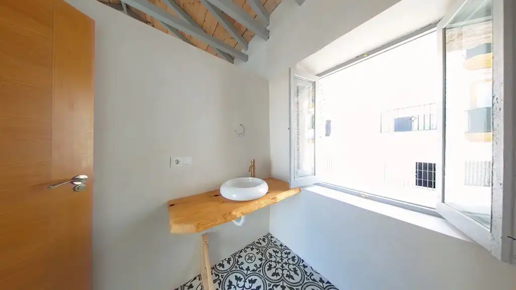Bany de Finca rústica en venda en Periana