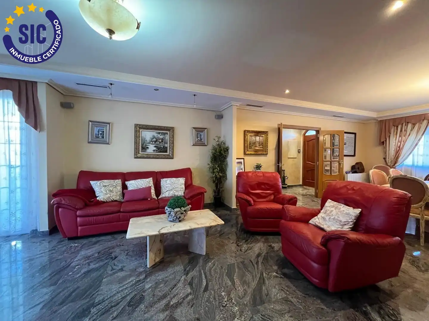 Sala d'estar de Casa o xalet en venda en Domeño amb Aire condicionat, Calefacció i Terrassa