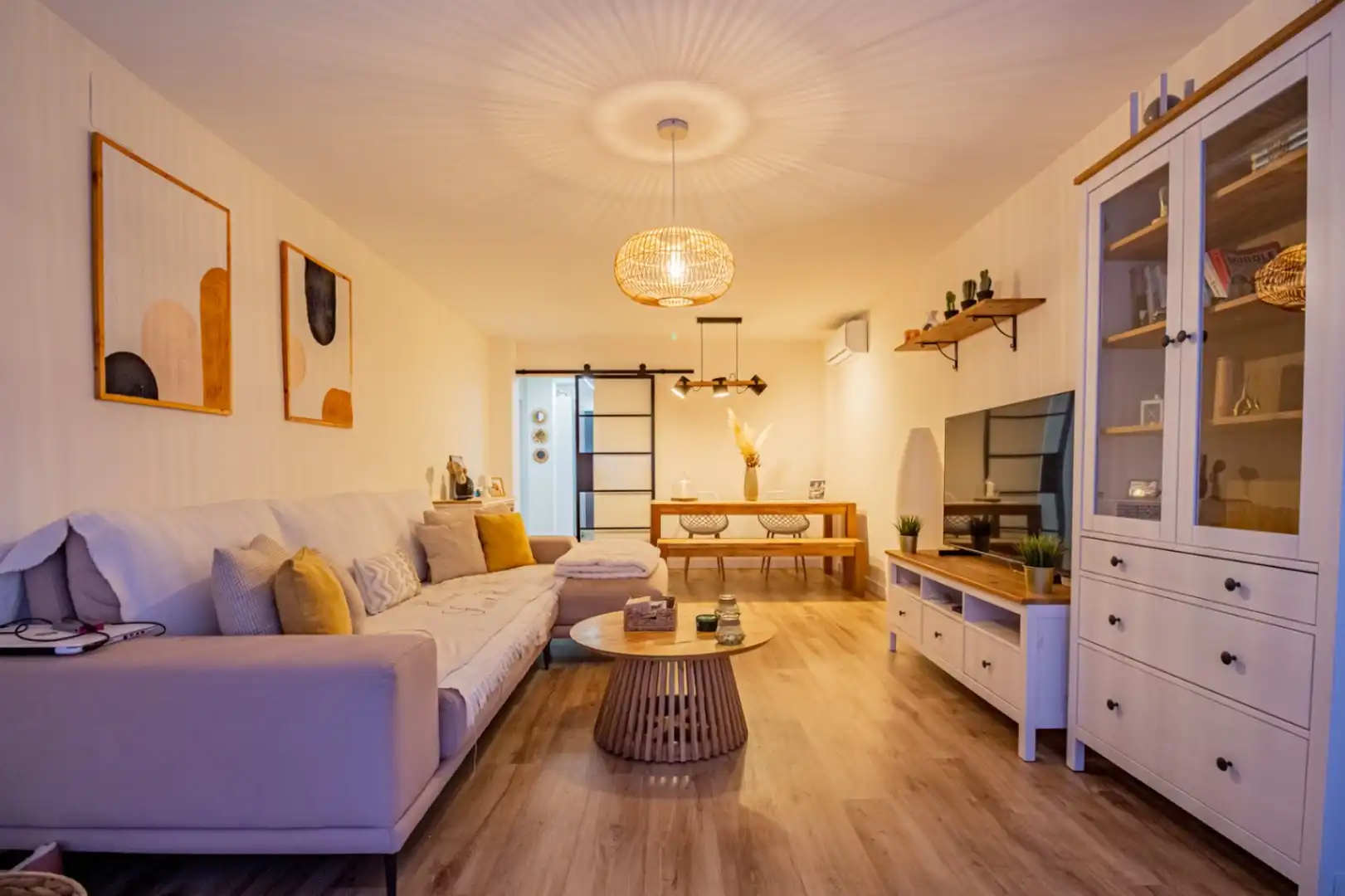 Living room of Detached homes for sale in La Nucia  with Air Conditioner, Heating and Terrace