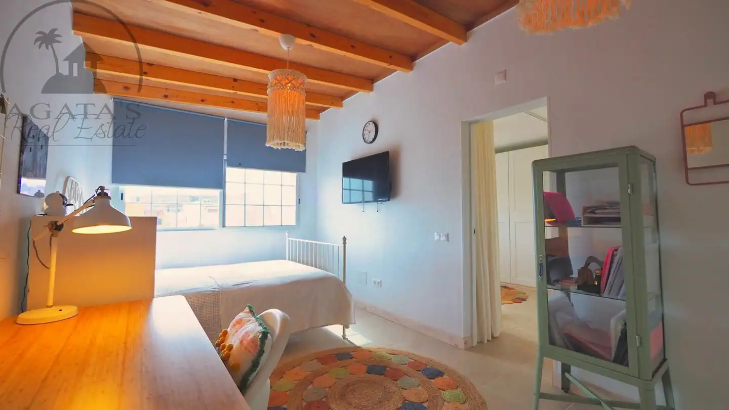 Schlafzimmer von Haus oder Chalet zur Miete in Los Silos mit Terrasse