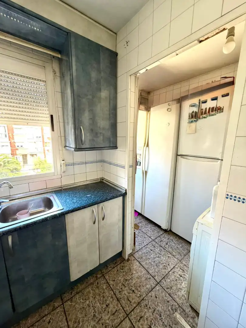 Kitchen of Flat for sale in Madrid  with Air Conditioner, Heating and Storage room