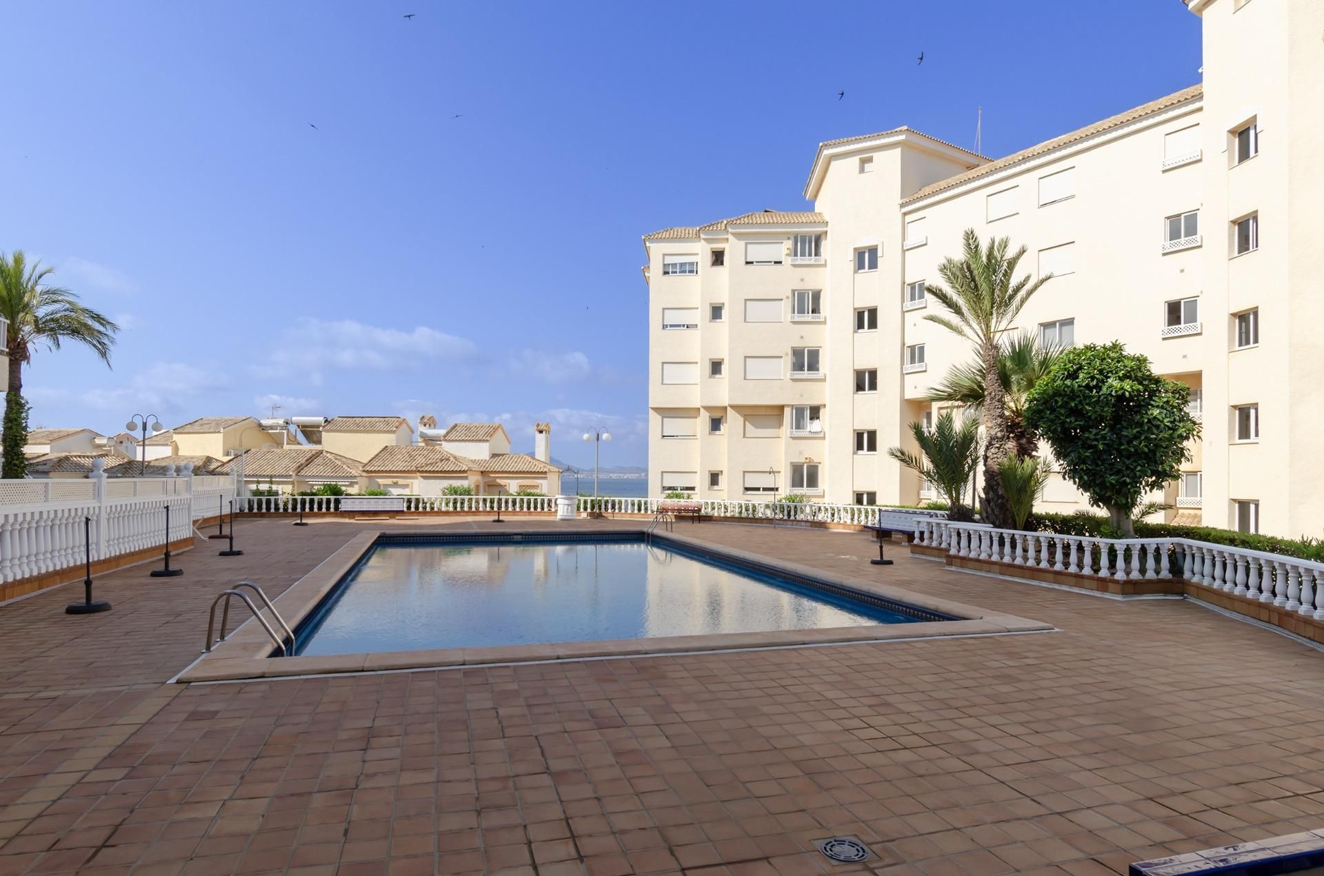 Swimming pool of Flat for sale in La Manga del Mar Menor  with Air Conditioner, Terrace and Community pool