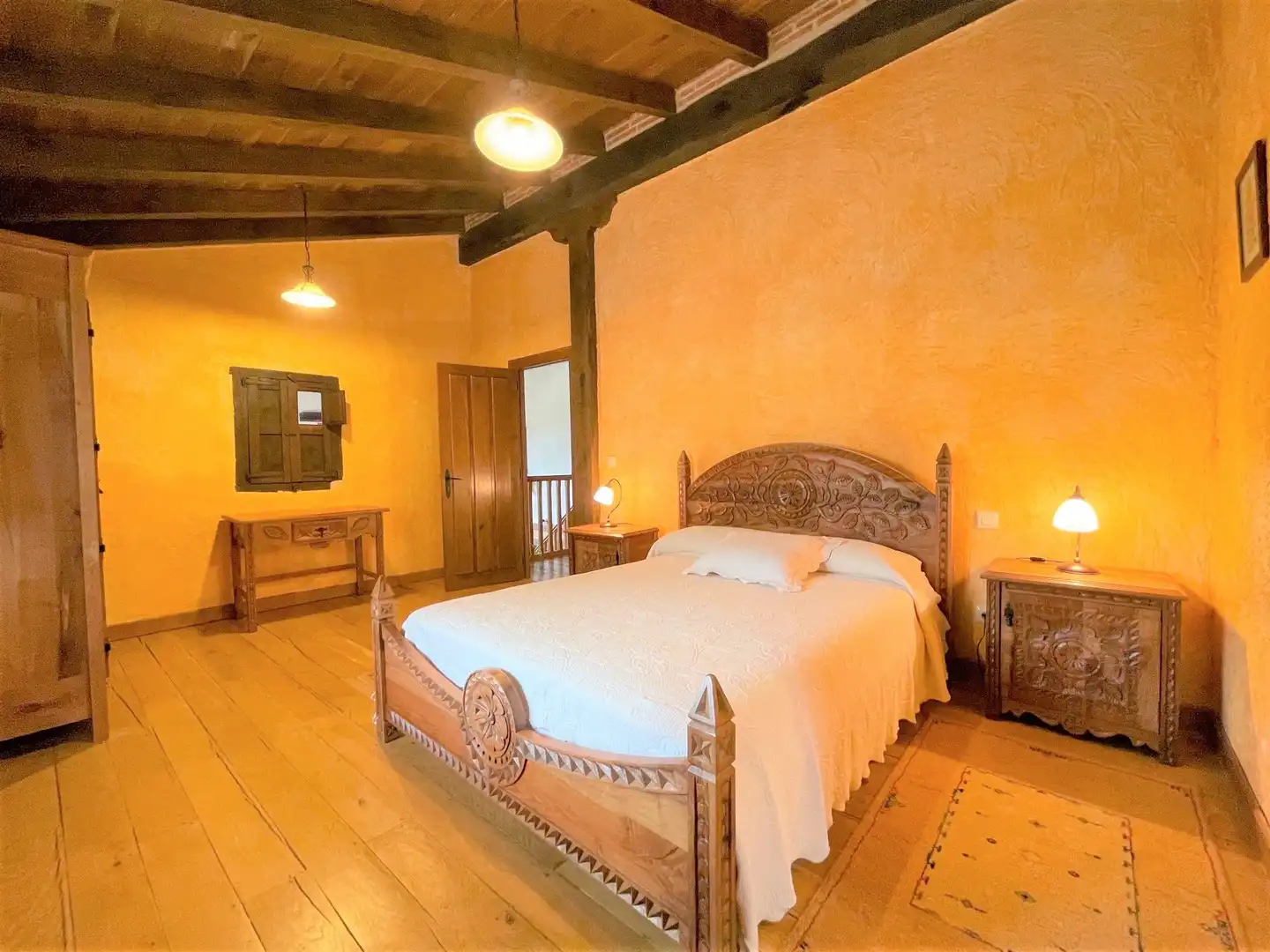 Schlafzimmer von Country house zum Verkauf in Villarcayo de Merindad de Castilla la Vieja mit Terrasse, Möbliert und Balkon