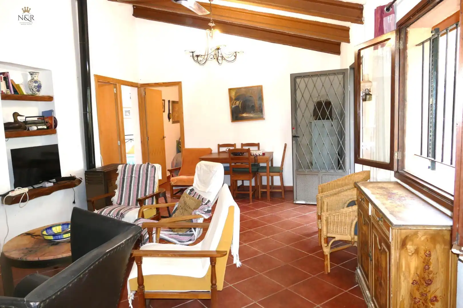 Sala de estar de Finca rústica en venta en Santa Eugènia con Jardín privado y Trastero