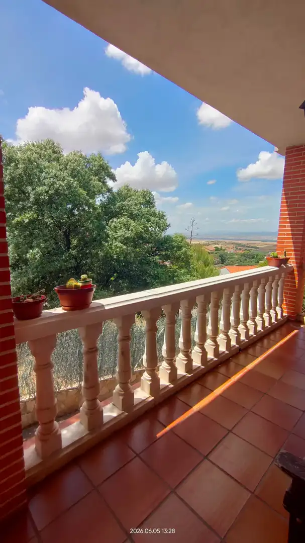 Terrassa de Casa o xalet en venda en El Casar amb Calefacció, Jardí privat i Terrassa