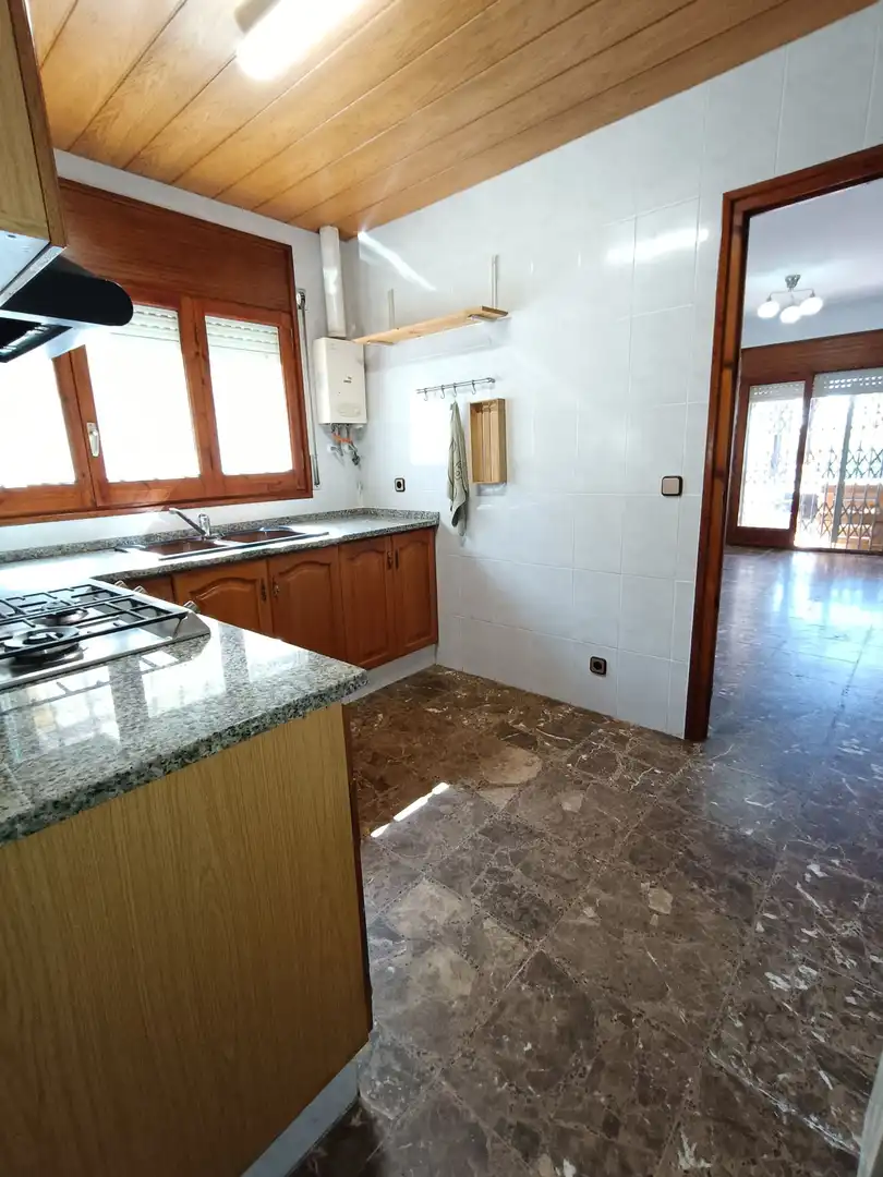 Cocina de Casa o chalet en venta en Dosrius con Calefacción, Jardín privado y Terraza