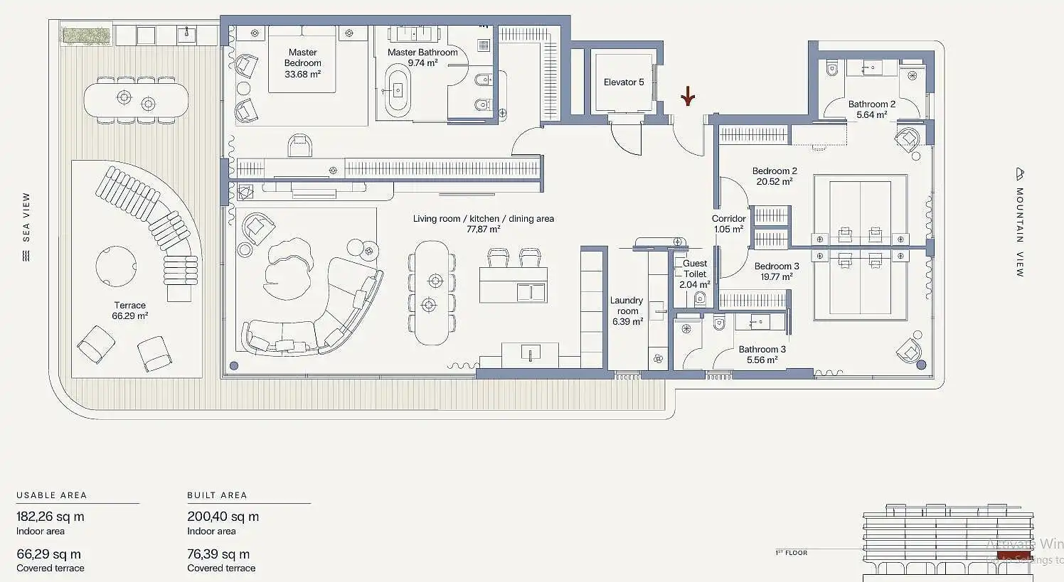 Apartment mit Aufzug zum Verkauf in Punta Plata, imagen 25