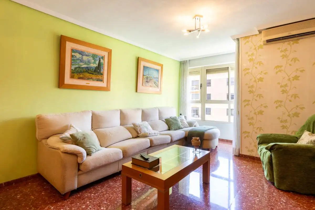 Sala de estar de Piso en venta en Valencia con Aire acondicionado y Calefacción